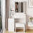 Compact And Versatile Vanity Table Set With Advanced LED Mirror And Spacious Storage-1423980637
