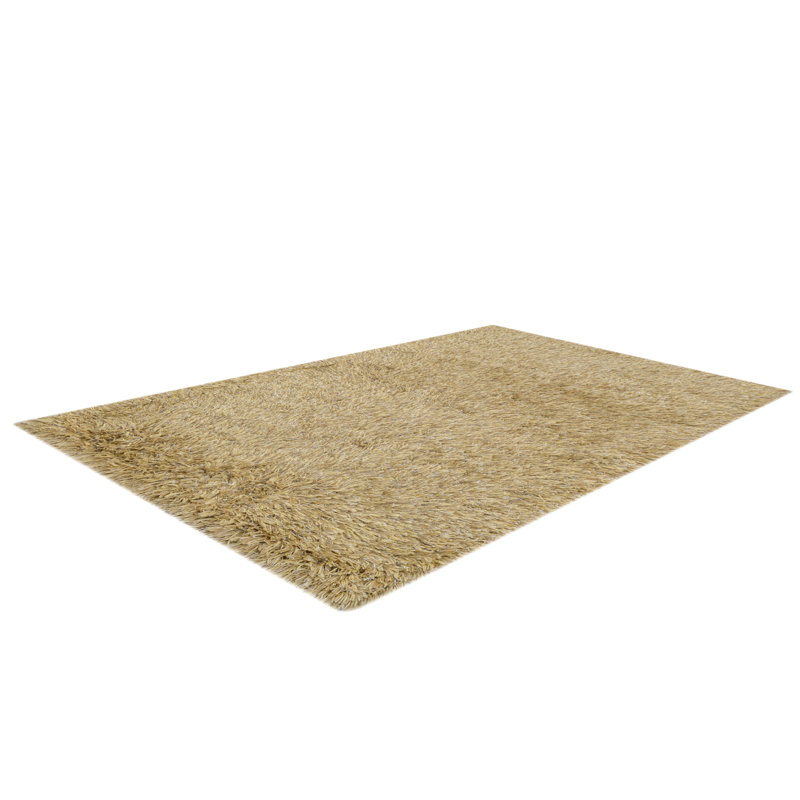 Solid Colour Shag Area Rug, Rectangle 140 x 200cm