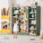 63"W Kids Bookshelf with Toy Storage,12 Open Storage Cabinet with Stuffed Animal Storage,Kids Book Storage for Playroom, Kids Room, Living Room(Green)-326930289