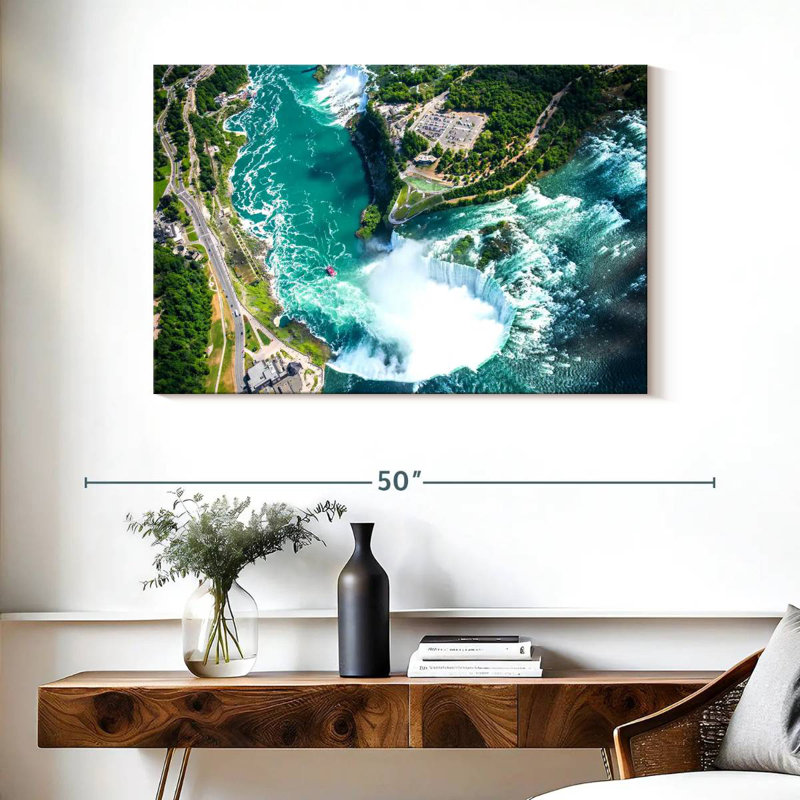 Alvord Perfect Niagara Falls, H 26 po x l 39 po