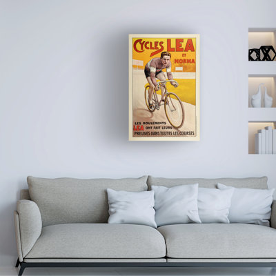 Art de toile Marc et Jules Cycles Lea Et Norma