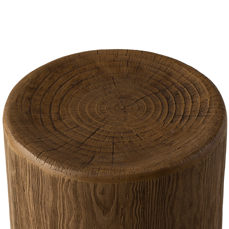 Table d'appoint en béton Alyannah, Bois