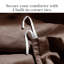 Ensemble de housse de couette en lin chocolat brun Southshore Fine Southens Basics-336246574-336246581