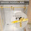 Porte de douche coulissante sans cadre H 50 à 54 po x 76 po, verre trempé transparent de 5/16 po (8 mm), cadre en acier inoxydable, or brossé
