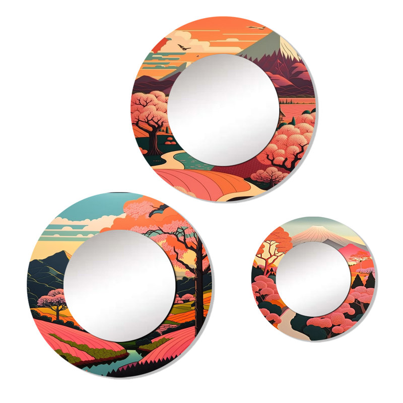 Narrissa Metal Round Mirror