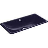 Iron Plains Trough Rectangle Drop-in/under-mount Bathroom Sink