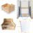 45 Quart Double Bins, Bottom Mount Soft Close Pull Out Trash Can Wooden Drawer