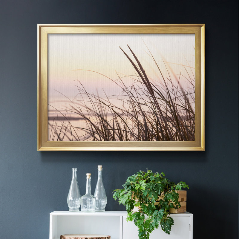 Cape Dune Morning - reproduction de photo sur papier encadrée, H 26,5 po x l 36,5 po x P 1,5 po, Toile avec cadre doré