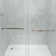 Opal Mirage MCOCOD 72" W x 76" H Double Smooth Sliding Shower Door with 3/8"(10mm)Clear Glass