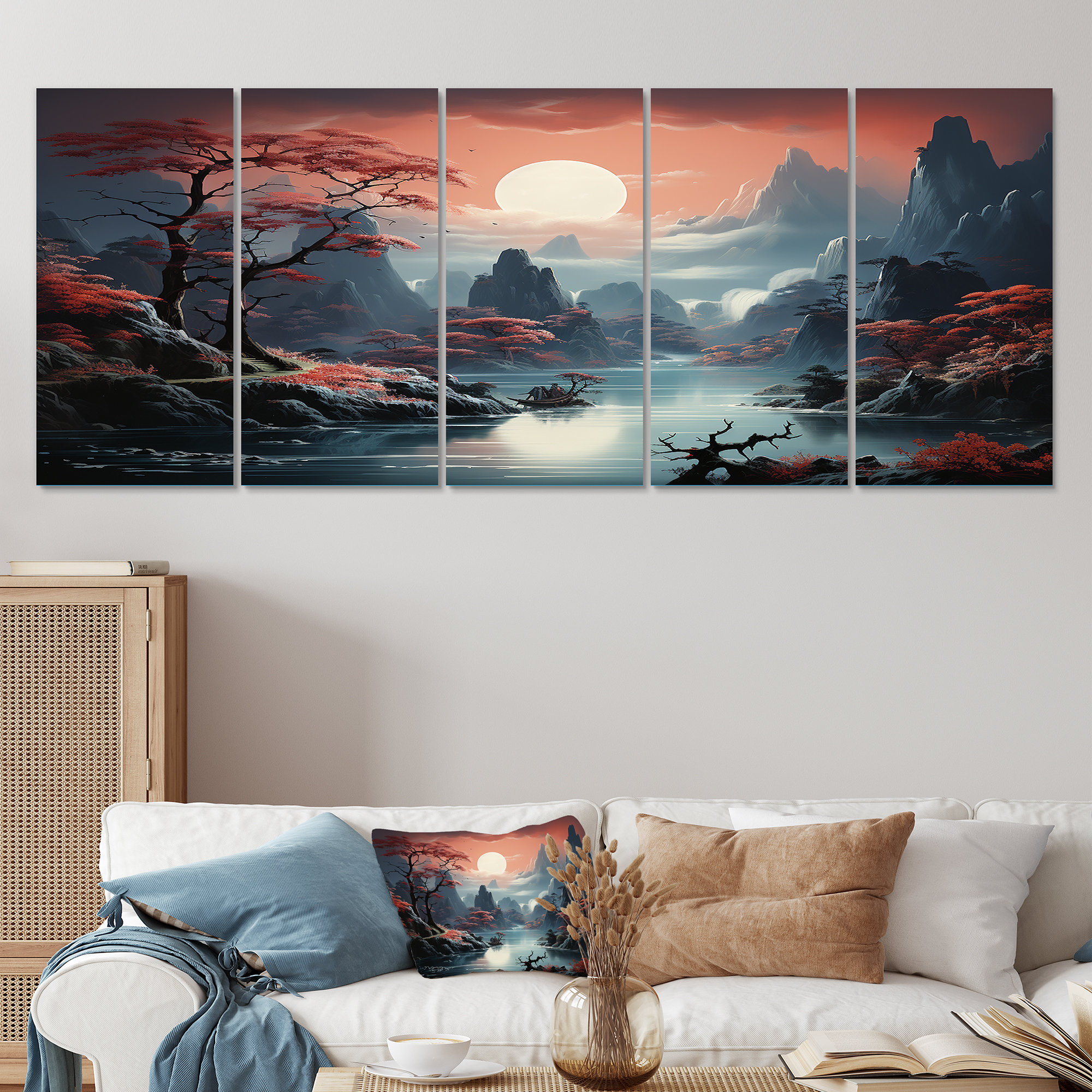 Red Barrel Studio China Mountain And River Landscape Bliss I China 5