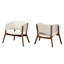 Fauteuil demi-tonneau de 32,8 po Kawamura Liston