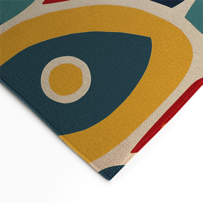 Jazzy Pulse Indoor And Outdoor Area Rug, Rectangle 1'6" x 2'6"