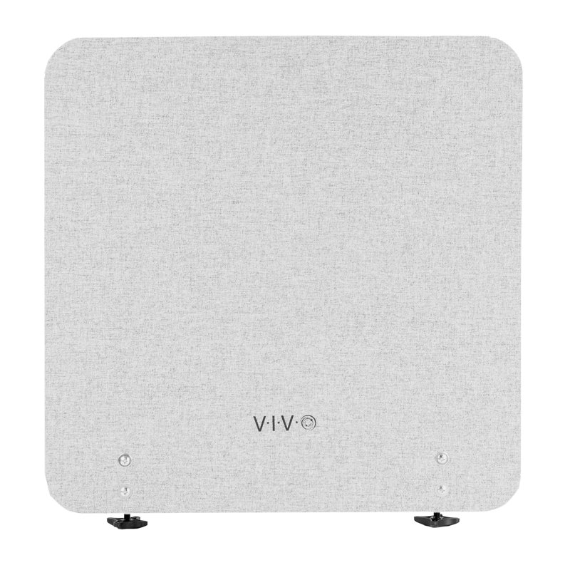 Panneau d'intimité de bureau 24 "x 24" VIVO Clamp-on (série PP-1-V024G), Gris