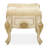 Platine de Royale Velvet Vanity Bench - Champagne-1978188650