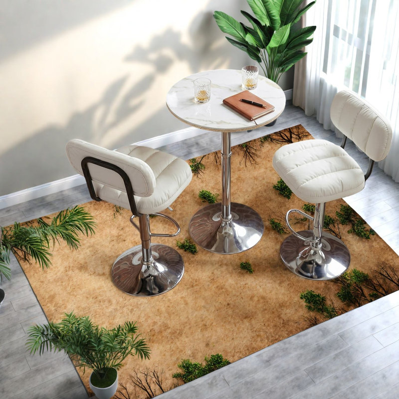 Ensemble de table de salle à manger compacte (doit inclure la table et la chaise), petit ensemble de cuisine moderne en acier marbré