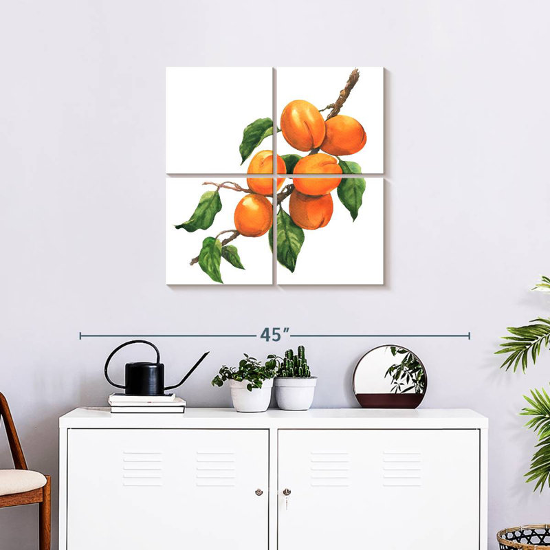 Yarlin Ripe Apricots, 26" H x 26" W