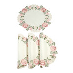 Bryton Polyester Floral Round Doily