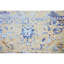Tapis bleu clair / beige noué à la main de haute qualité-81199573