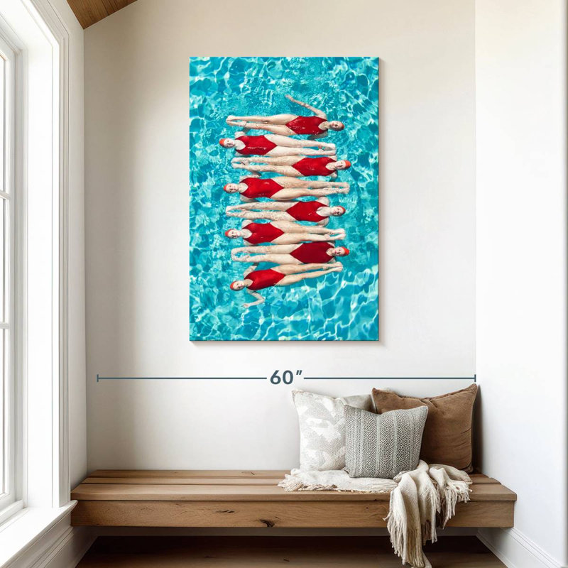 Sireci Synchronized Swimming Group, 45" H x 30" W