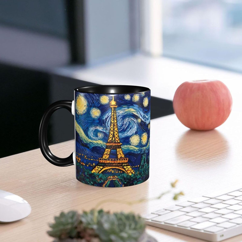 Paris Eiffel Tower Coffee Mug 11 OZ Ceramics Tea Cup
