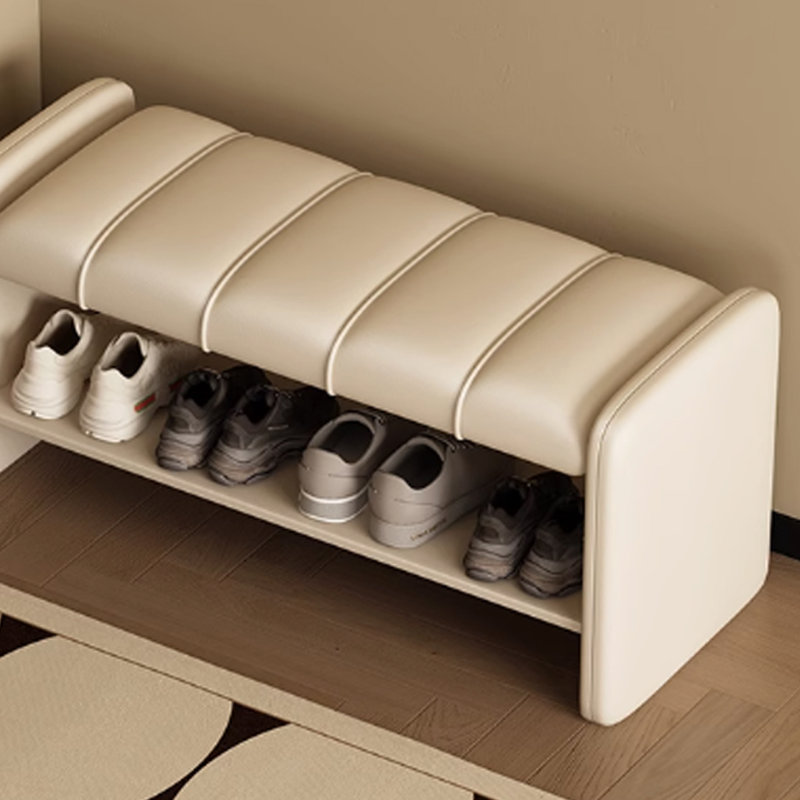 Home Shoe Stool, Beige