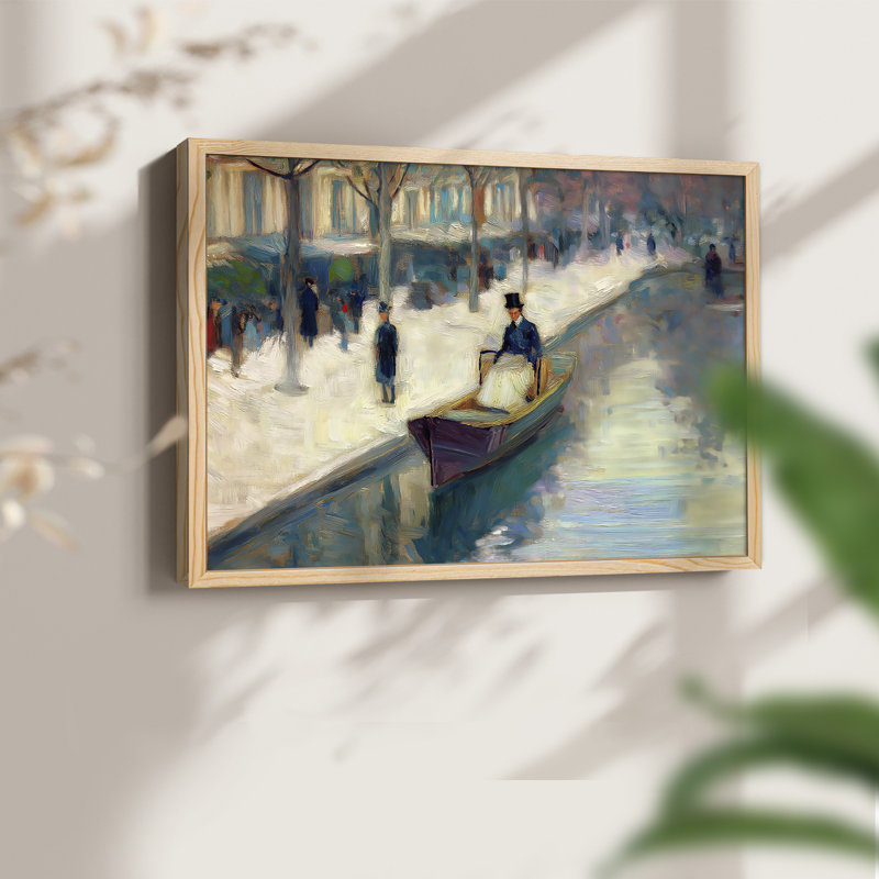 Nautical Series-XX -Framed Print - Restickable, 8" H x 10" W, Natural