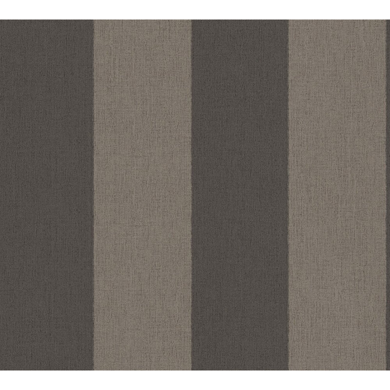 Rouleau de papier peint à rayures 33 pi x 21 po tropical air Culler, Brun