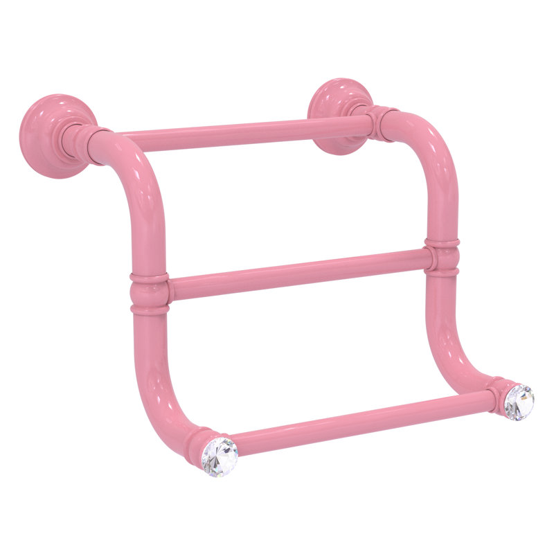 Barre à serviettes murale Carolina, Rose