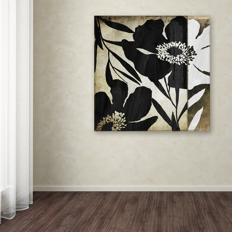 Jadaya «Floral Jungle Lines II» par Color Bakery, impression sur toile tendue, H 24 po x l 24 po x P 2 po