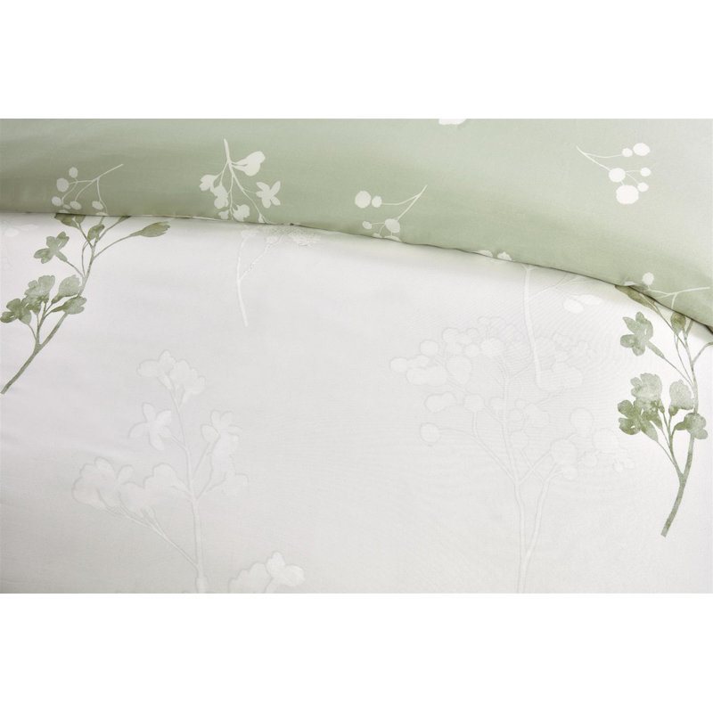 Shadow Multi Complete Set Microfiber Floral Duvet Cover Set with Pillowcases Included