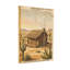 Fashion Western Log Cabin At Morning Desert Landscape-2118729965