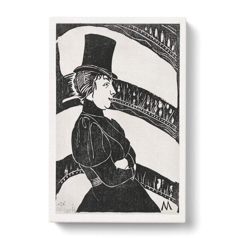 Lady In The Box by Samuel De Mesquita - Wrapped Canvas Print, 60cm H x 40cm W x 3cm D