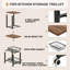 28.2 cm W Kitchen Cart with