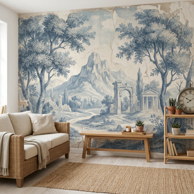 Décoration murale paysage de pierre amovible Indigo Walls