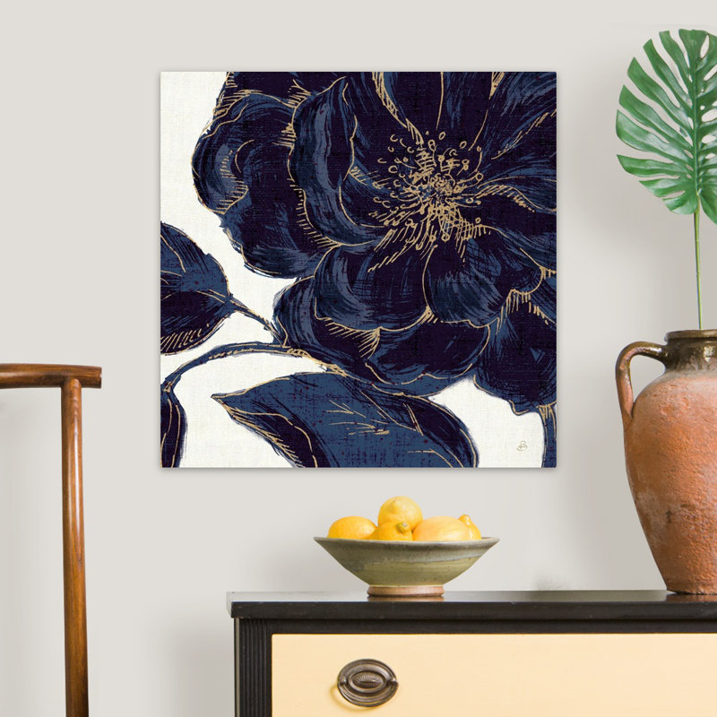 «Indigo Garden II», reproduction d'impression, H 24 po x l 24 po x P 1,5 po, Toile