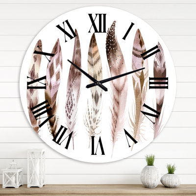 Horloge murale bohème et éclectique