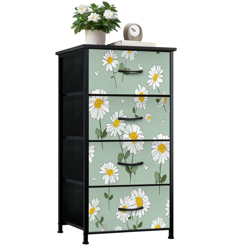 Commode de rangement verticale 4 tiroirs