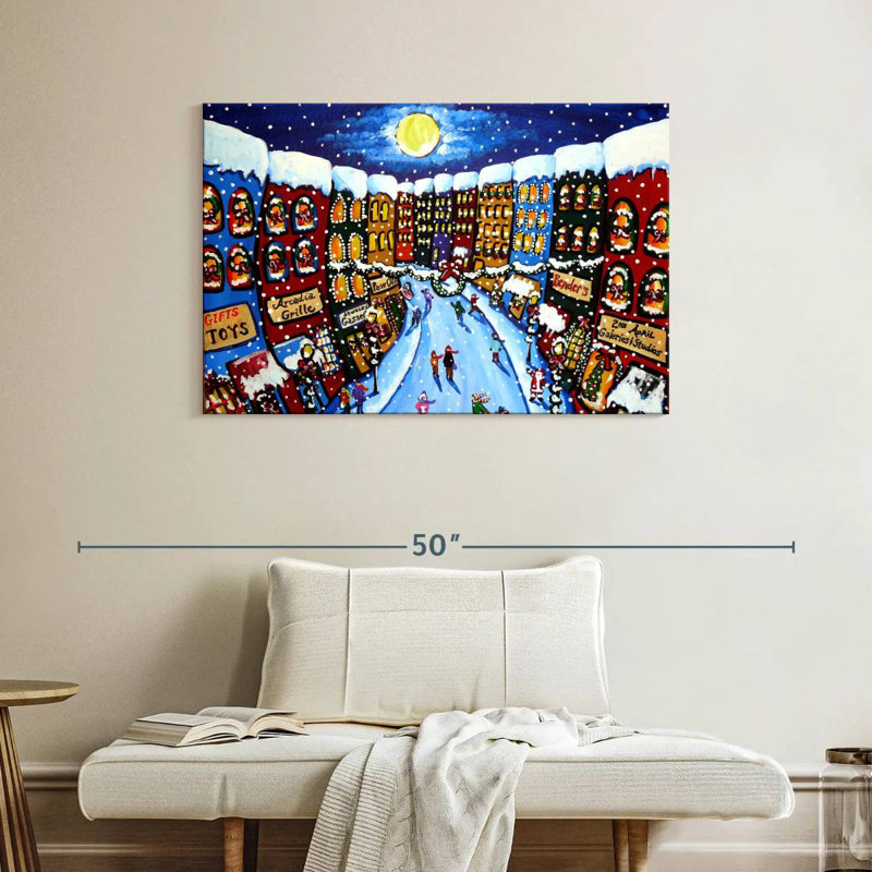 Sireci Winter Holiday Sireci Shoppers, 26" H x 39" W