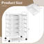 Milin 10 Drawer Storage Drawer with Locking Wheels-299059419