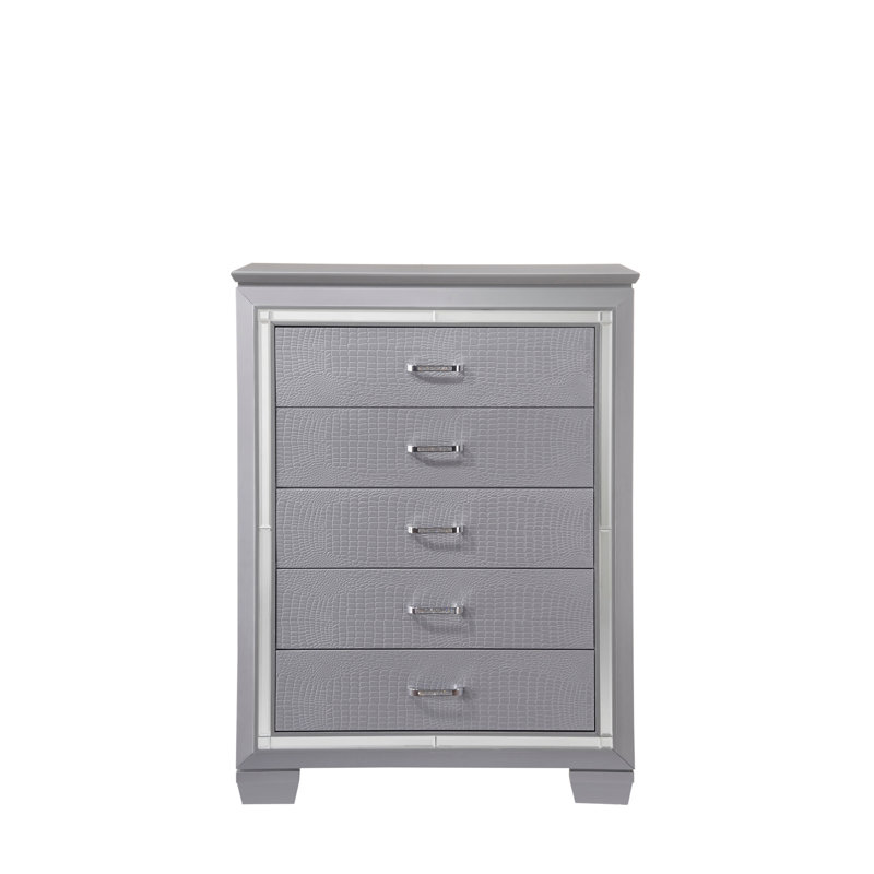 Miroir à commode haute 5 tiroirs 1Pc