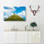 Sheep Atop A Hill - Wrapped Canvas-55318387
