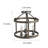 Burkhead Semi Flush Mount