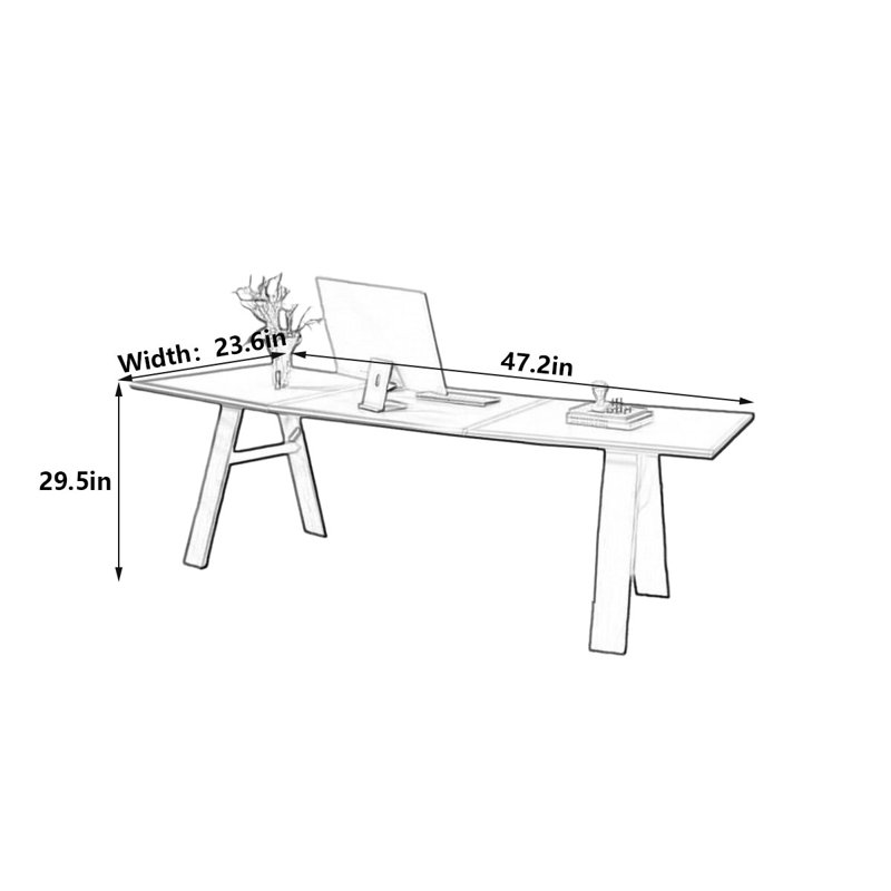 Daragh, 29.5" H x 47.2" W x 23.6" D