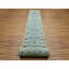 Tapis de couloir Shah Abbas XL en laine pure bleu céruléen 2 pi 6 po x 25 pi 8 po 7F2FFB5FBFFA4000851BEC098677D842