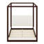 Lit plateforme à baldaquin pour chambre à coucher, tête de lit tapissier-129598494-129598496