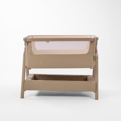 Tutti Bambini Cozee Air 2 Bedside Crib - Soft Walnut / Cocoa