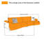 Causeuse-coussin modulaire en cuir véritable blanc