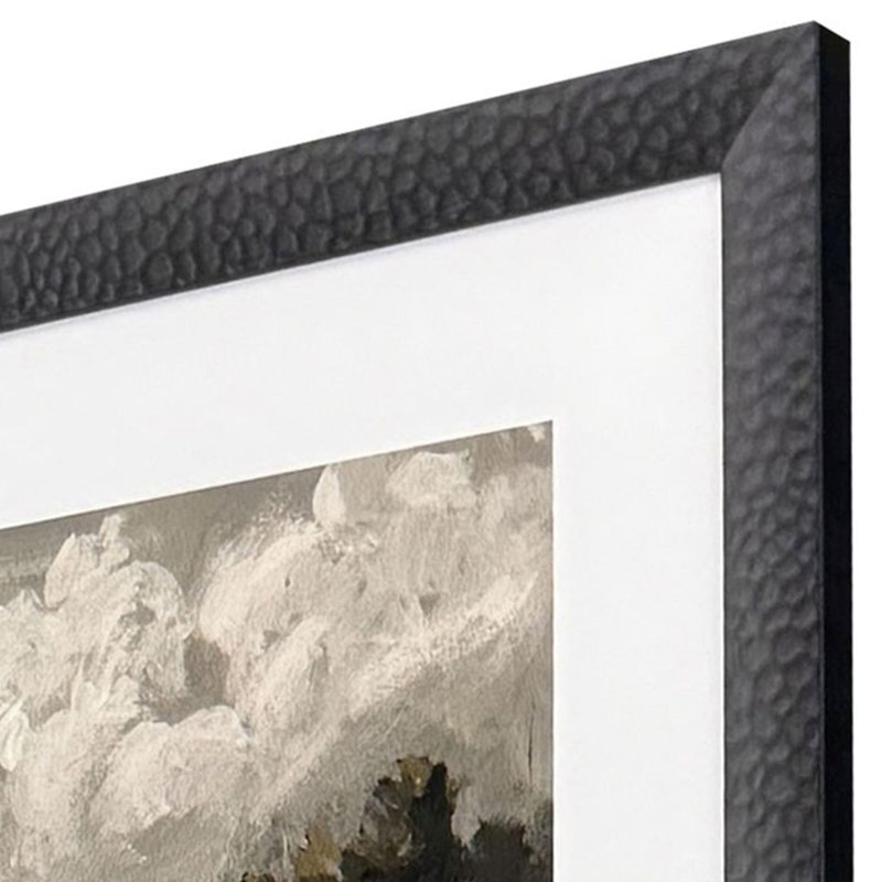 Sarah Lang Green Landscape Canvas Art Set with Espresso Wood Frame