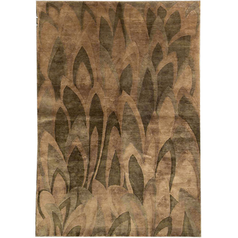 Wool Area Rug in Brown