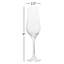 Grace 8oz. Champagne Flutes